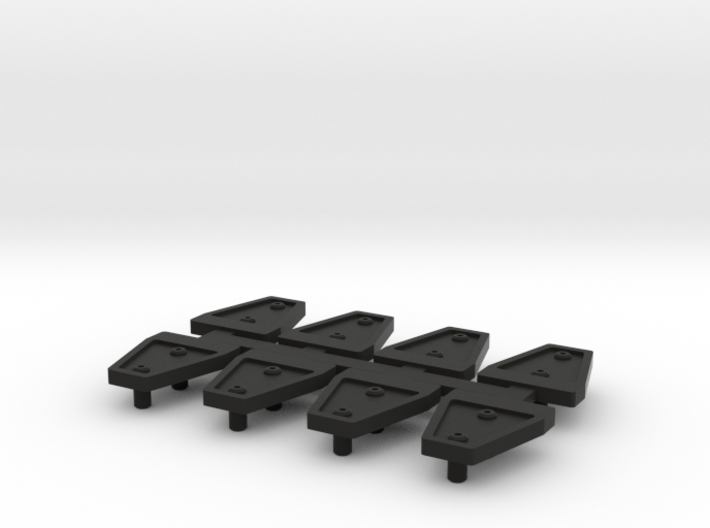 KNIGHT Customs AJ10007 Door Hinge Shields for scx10 JK