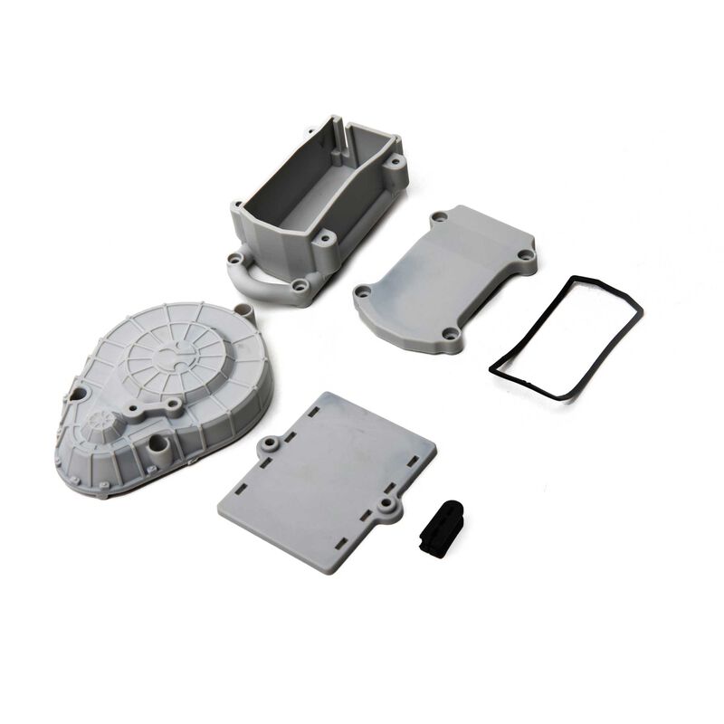 AXIAL AXI231041 Cage Radio Box Spur Cover (Gray) RBX10