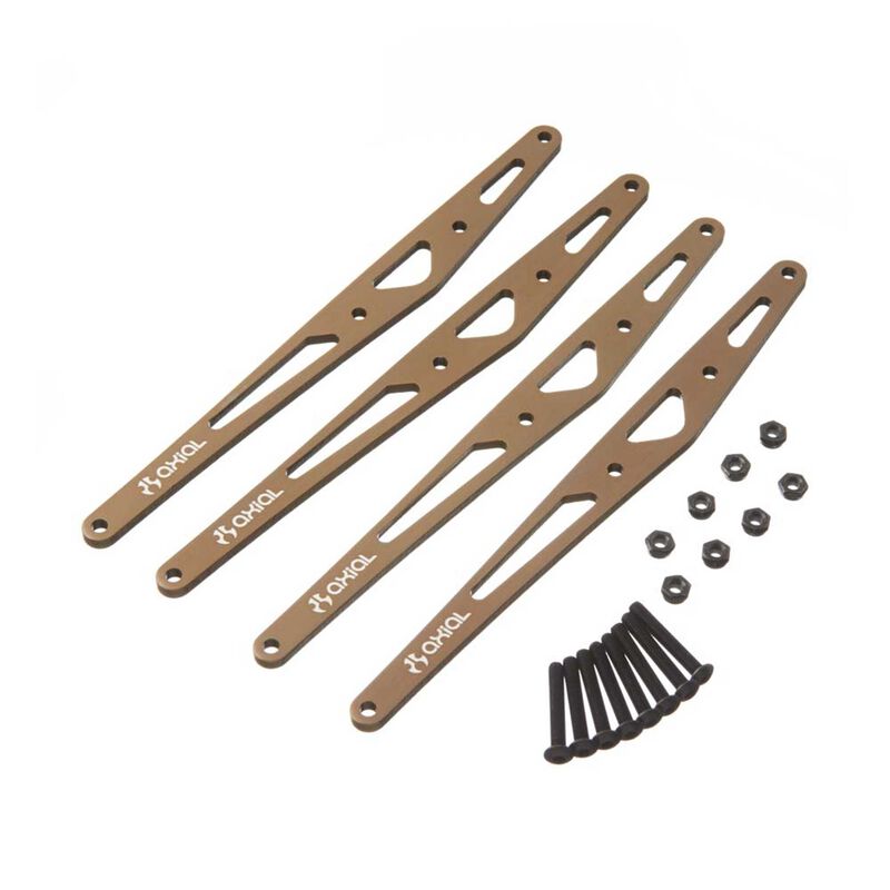 AXIAL AX31264 XL Lower Link Plate Set (Aluminum) (4pcs)