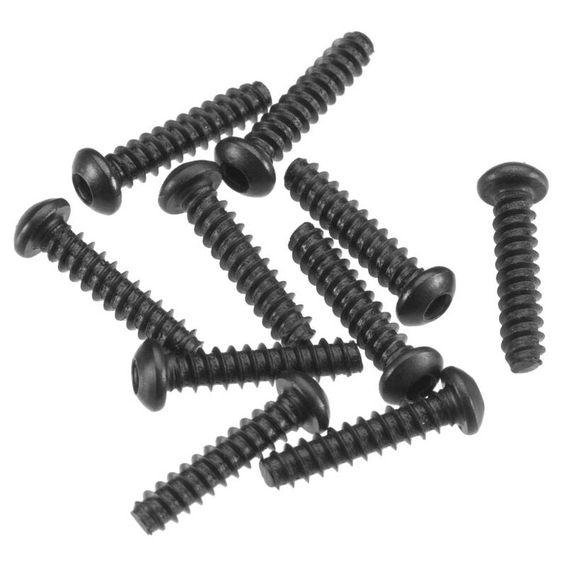 AXIAL AXA0425 M2.6x12mm Hex Socket Tapping Button Head (Black) (10pcs)
