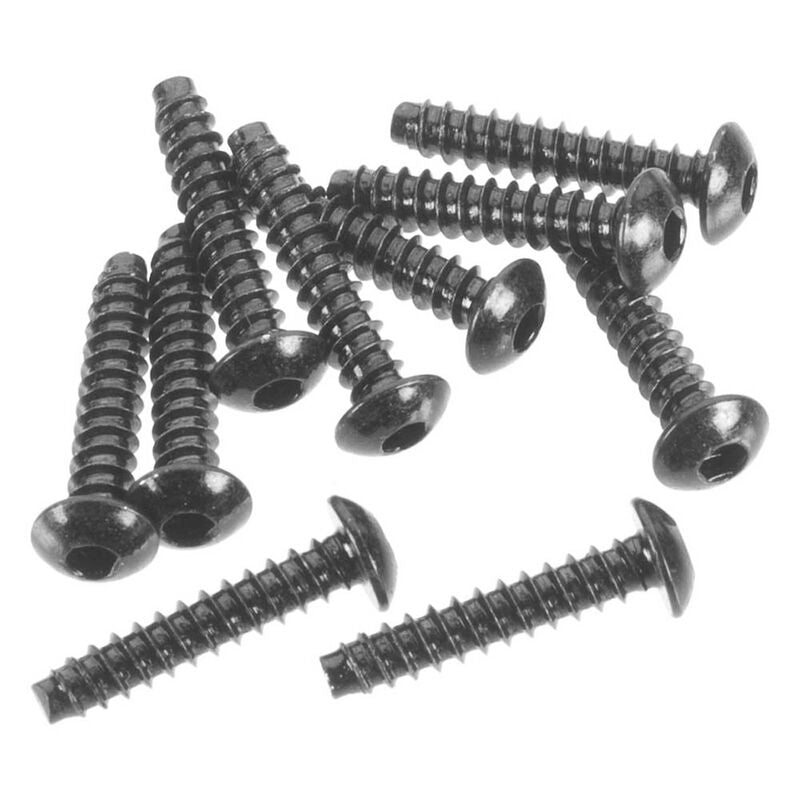 AXIAL AXA0437 M3x15mm Hex Socket Tapping Button Head (Black) (10pcs)