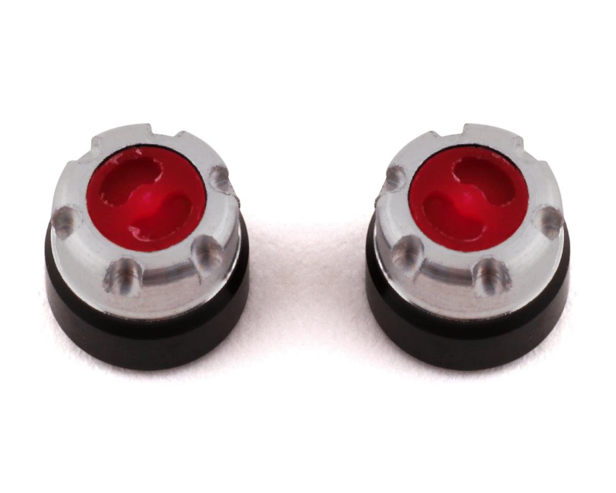 SSD RC 1/24 Scale Locking Hubs (Red) (2) SSD00437