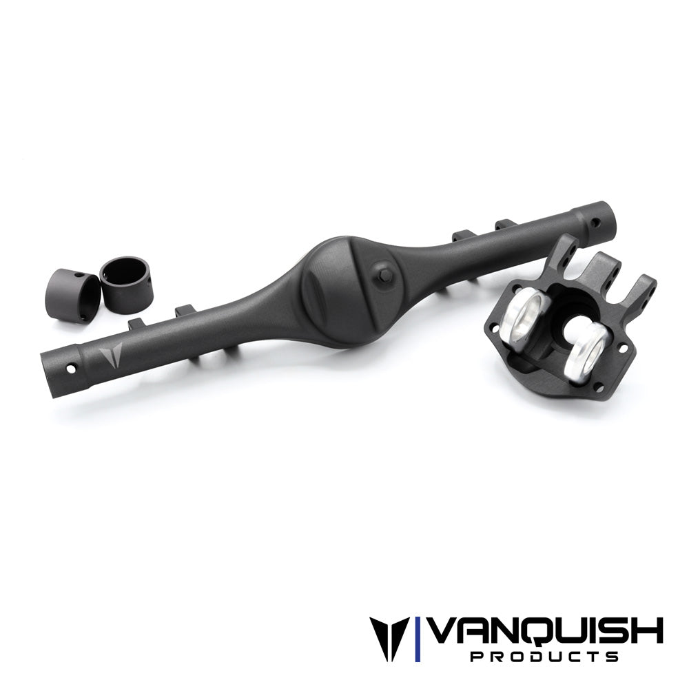 Vanquish Products F10T Aluminum Rear Axle Housing - Black Anodized