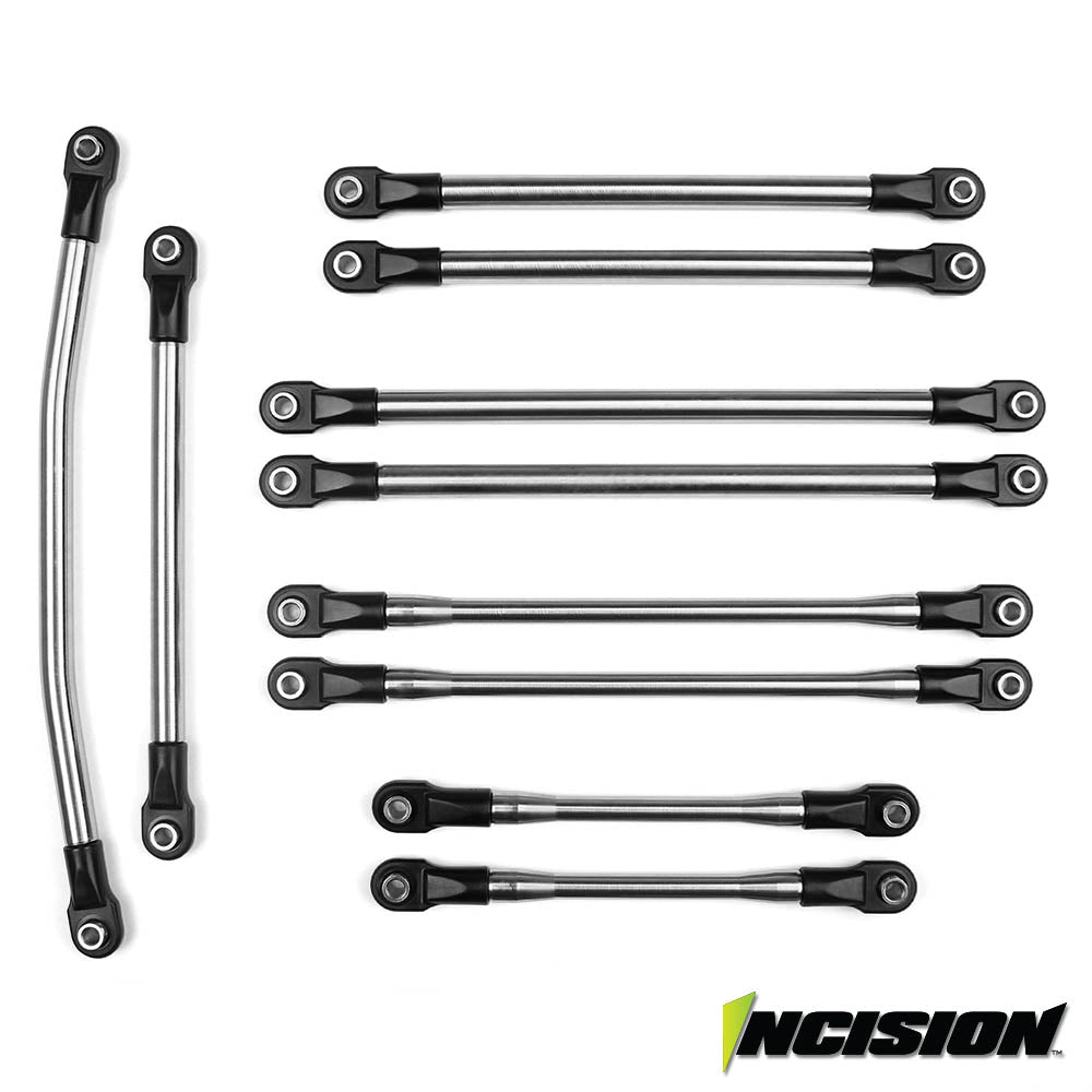 Vanquish Products Incision SCX10-II 12.0 1/4 Stainless Steel 10pc Link Kit