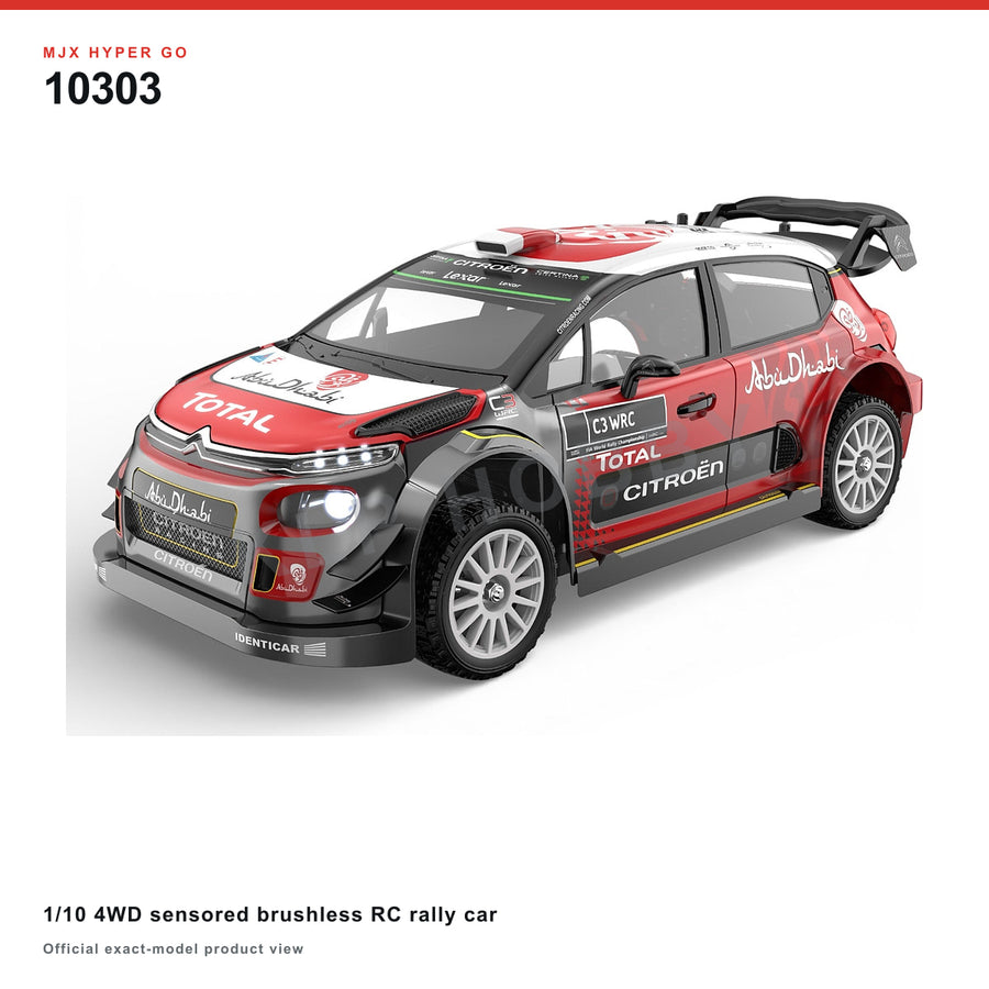 MJX Hyper Go 10303 1/10 4WD Sensored Brushless RC Rally Car
