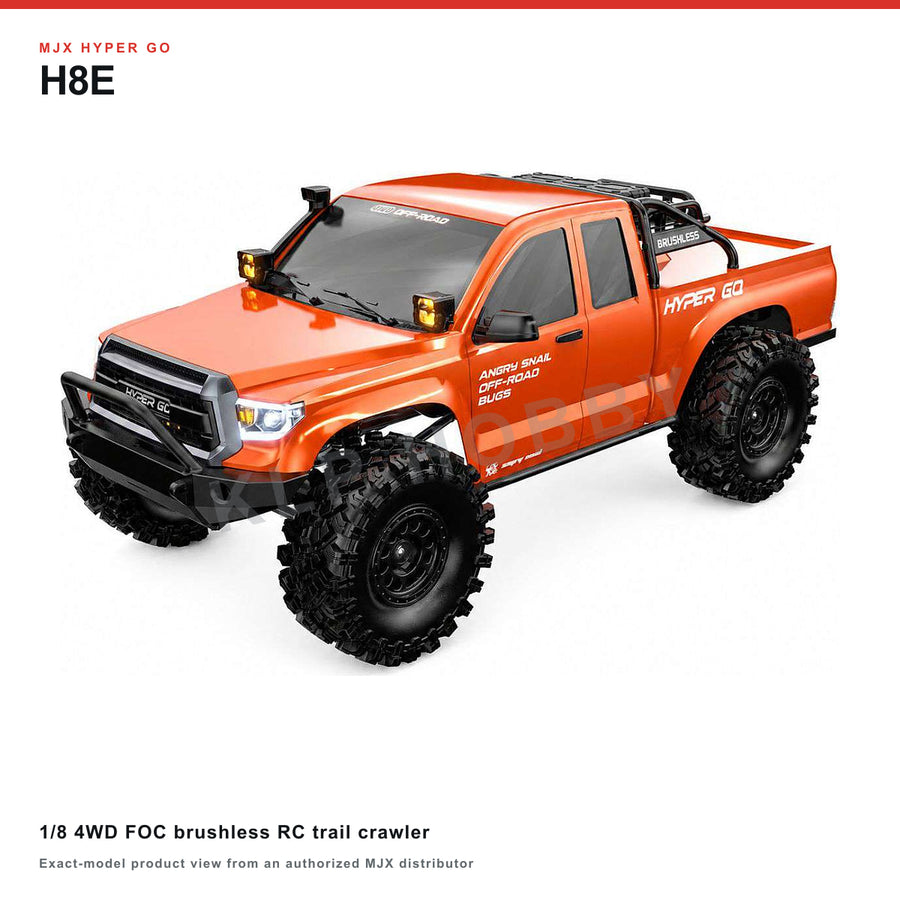 MJX Hyper Go H8E 1/8 4WD FOC Brushless RC Trail Crawler