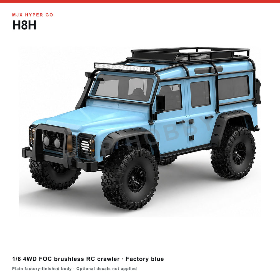 MJX Hyper Go H8H V2 1/8 4WD FOC Brushless RC Crawler