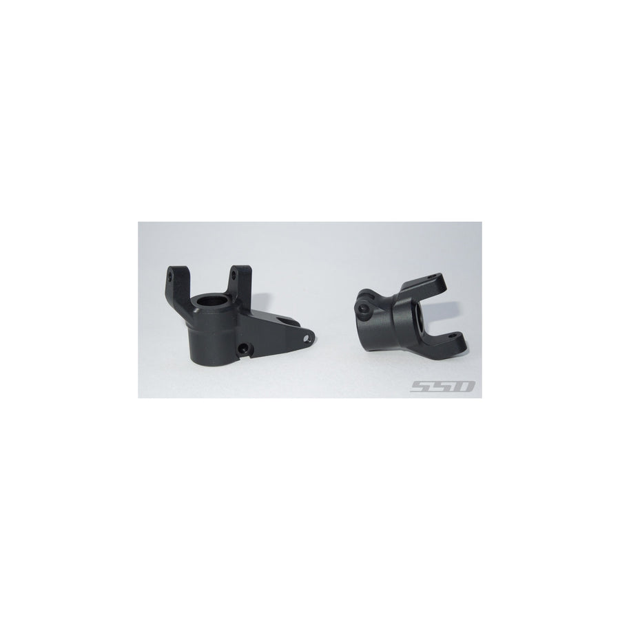 SSD RC SCX10 III Aluminum Straight Axle C Hubs (Black) (2) SSD00487
