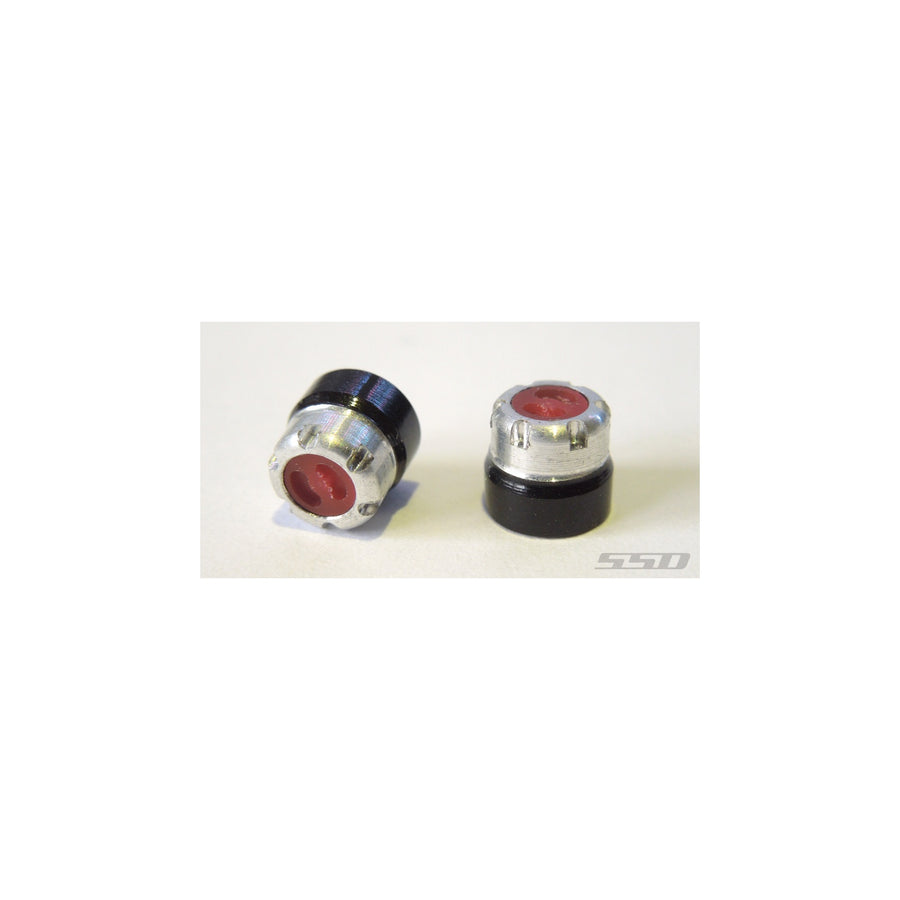 SSD RC 1/24 Scale Locking Hubs (Red) (2)  SSD00437