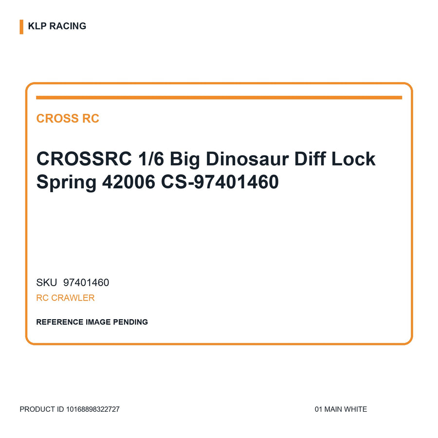 CROSSRC 1/6 Großer Dinosaurier Differential-Sperrfeder 42006 CS-97401460