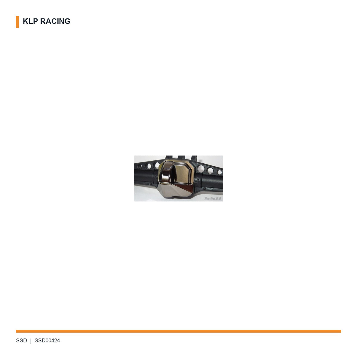 SSD HD Brass Diff Cover for SCX10 II  SSD00424 01 main white