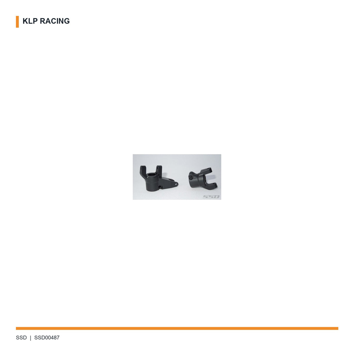 SSD RC SCX10 III Aluminum Straight Axle C Hubs (Black) (2) SSD00487 01 main white