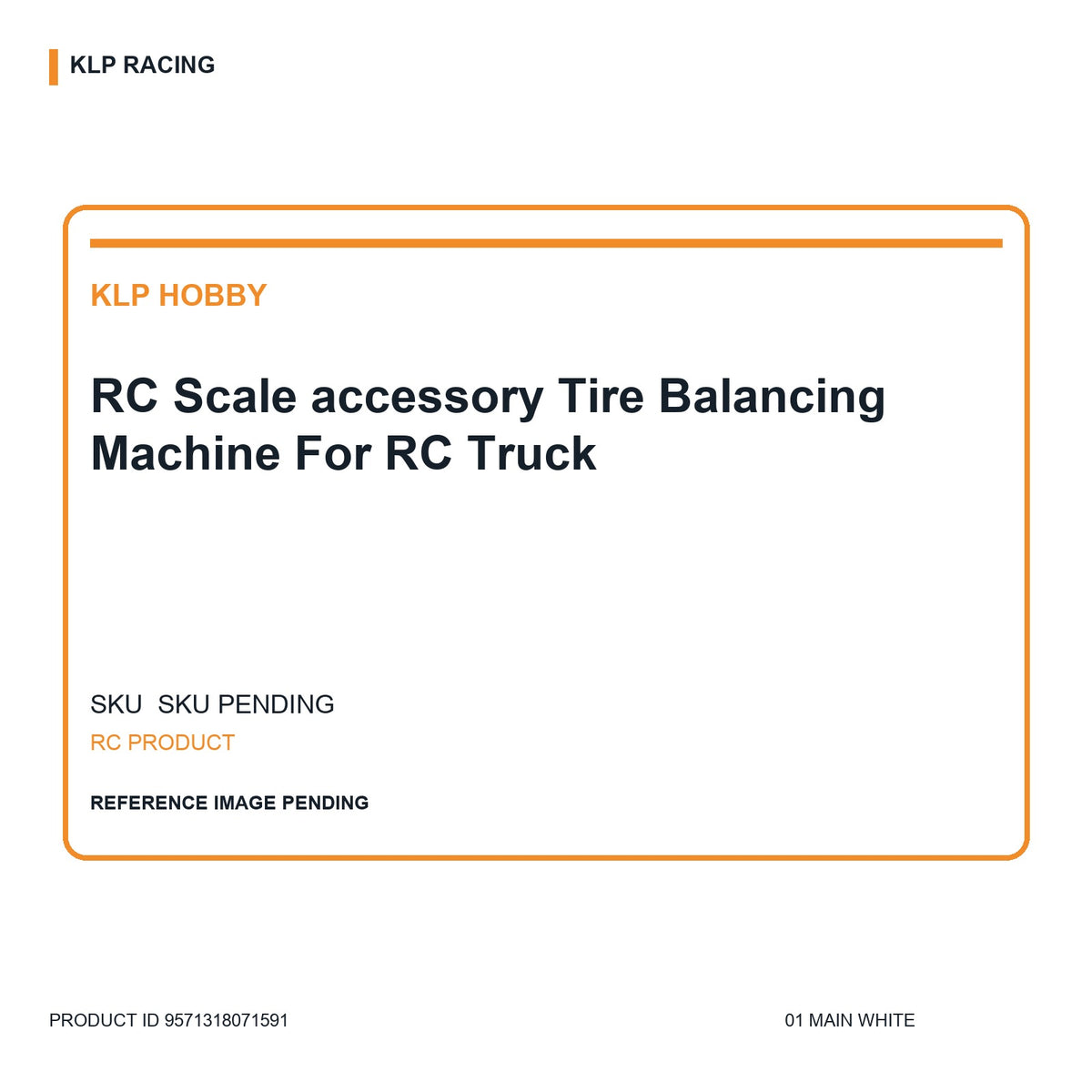 RC  Scale accessory Tire Balancing Machine For RC Truck 01 main white