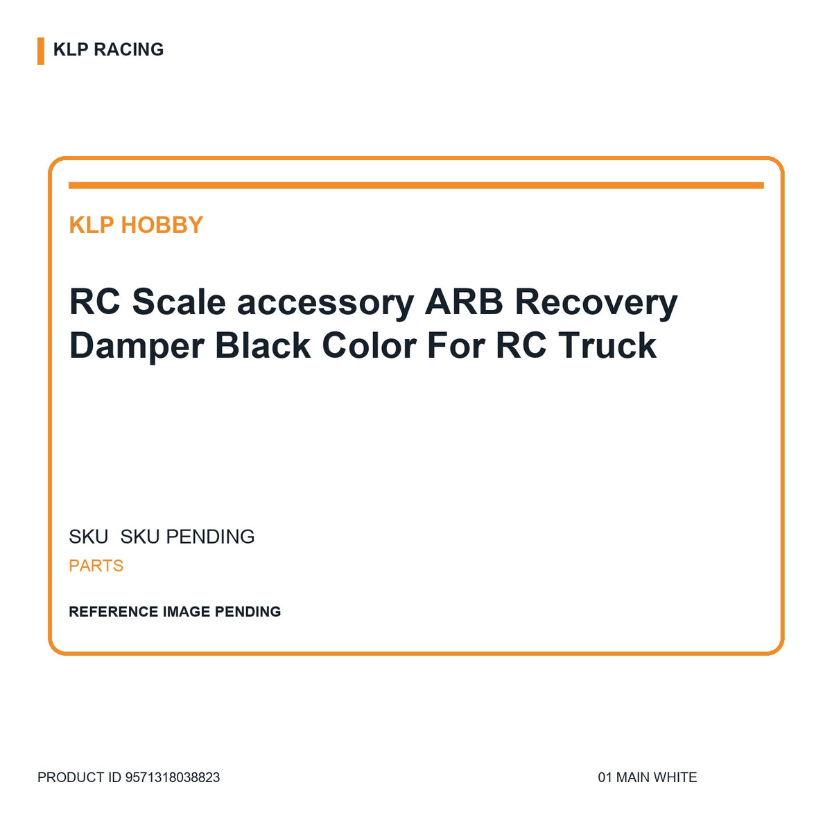 RC Scale accessory ARB Recovery Damper Black Color For RC Truck 01 main white