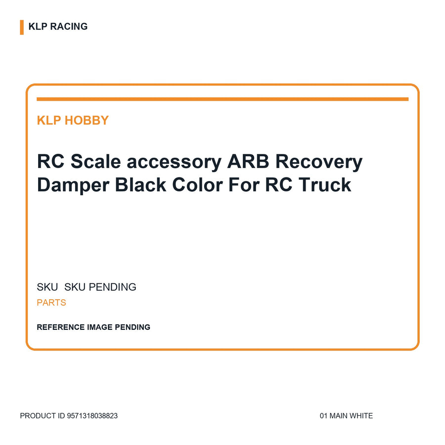 RC Scale Zubehör ARB Recovery Dämpfer Schwarz Für RC Truck