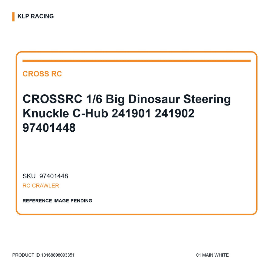 CROSSRC 1/6 Großer Dinosaurier Achsschenkel C-Hub 241901 241902 97401448