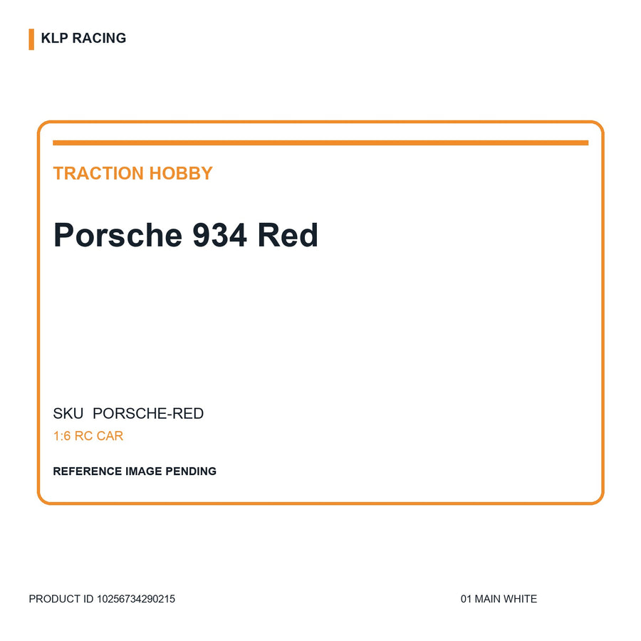 Porsche 934 Red