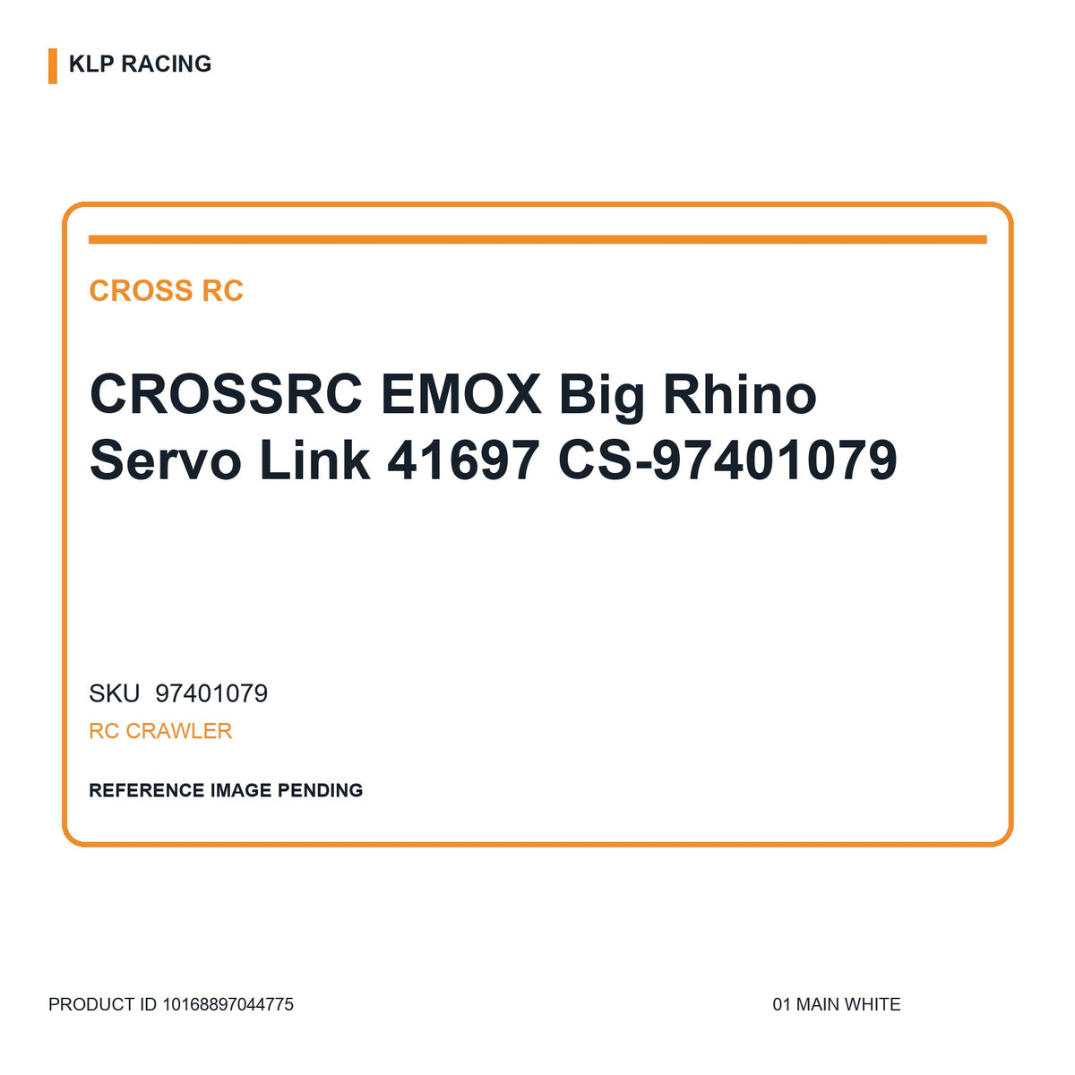 CROSSRC EMOX Big Rhino Servo Link 41697 CS-97401079 01 main white