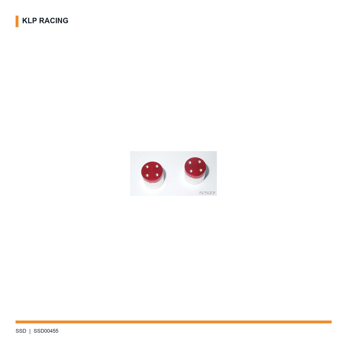 SSD M5 Locking Hubs (Red)  SSD00455 01 main white