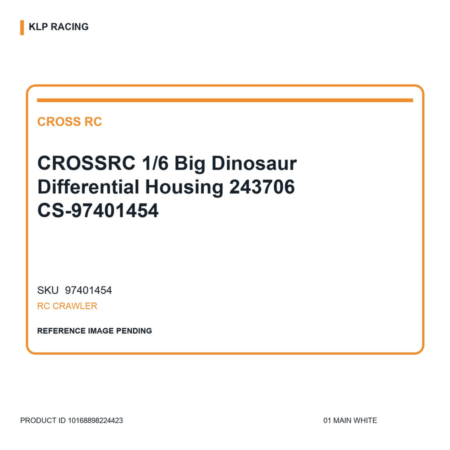 CROSSRC 1/6 Großes Dinosaurier Differentialgehäuse 243706 CS-97401454