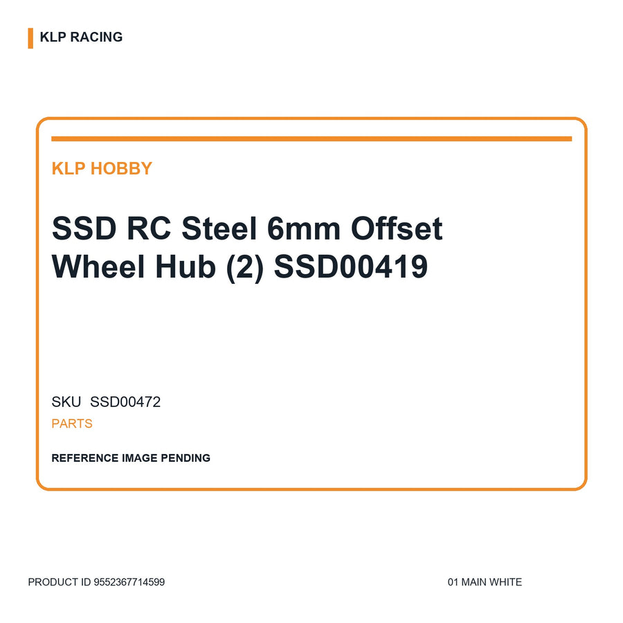 SSD RC Stahl 6mm Offset Radnabe (2) SSD00419