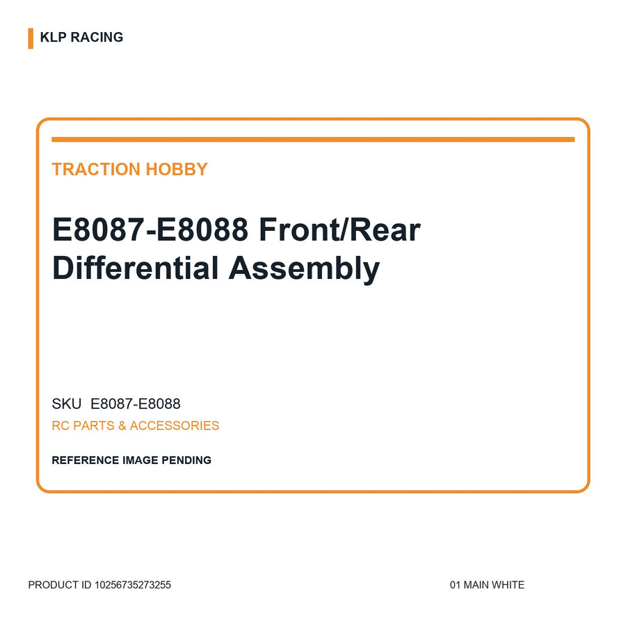 E8087-E8088 Front/Rear Differential Assembly