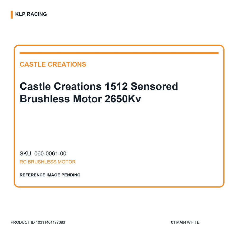 Castle Creations 1512 Sensored Brushless Motor 2650Kv
