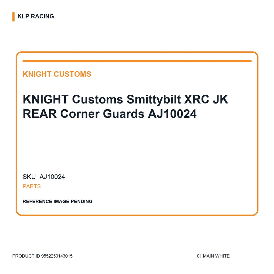 KNIGHT Customs Smittybilt XRC JK REAR Corner Guards AJ10024