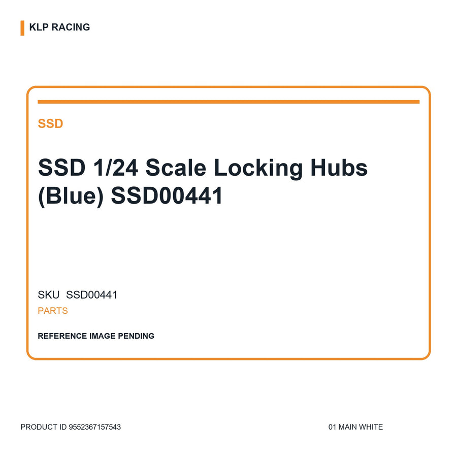 SSD 1/24 Scale Locking Hubs (Blue) SSD00441