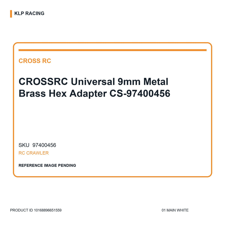 CROSSRC Universal 9mm Metal Brass Hex Adapter CS-97400456