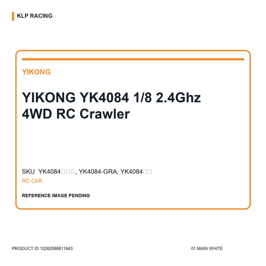 YIKONG YK4084 1/8 2.4Ghz 4WD RC Crawler