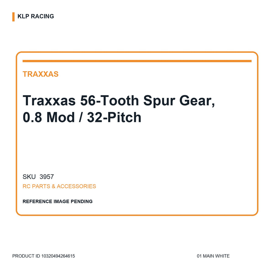 Traxxas 56-Tooth Spur Gear, 0.8 Mod / 32-Pitch