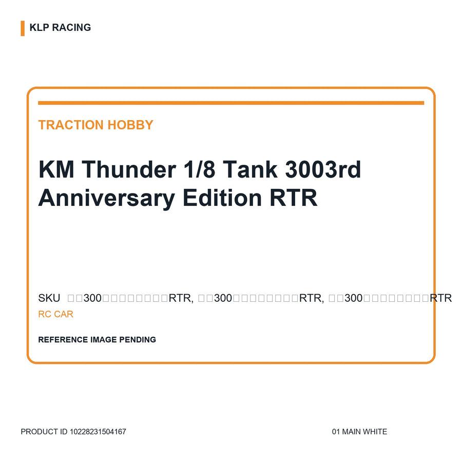 KM Thunder 1/8 Tank 3003rd Anniversary Edition RTR