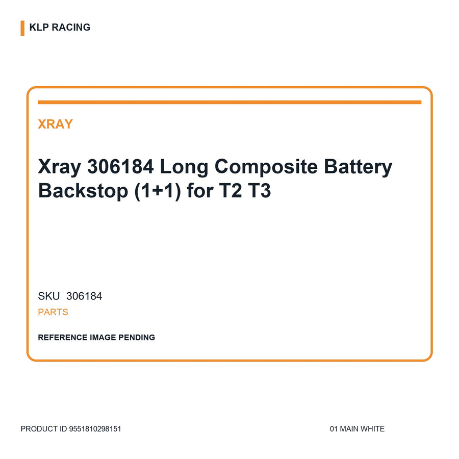 Xray 306184   Long Composite Battery Backstop (1+1)  for T2 T3