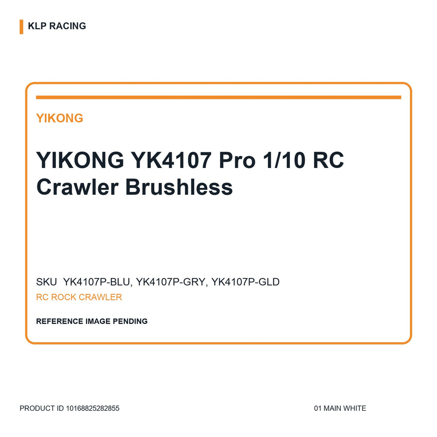 YIKONG YK4107 Pro 1/10 RC Crawler Brushless
