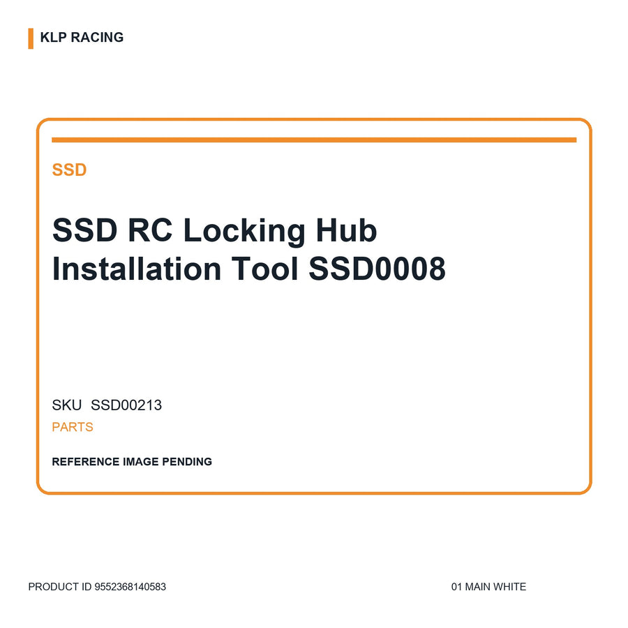 SSD RC Locking Hub Installation Tool SSD0008