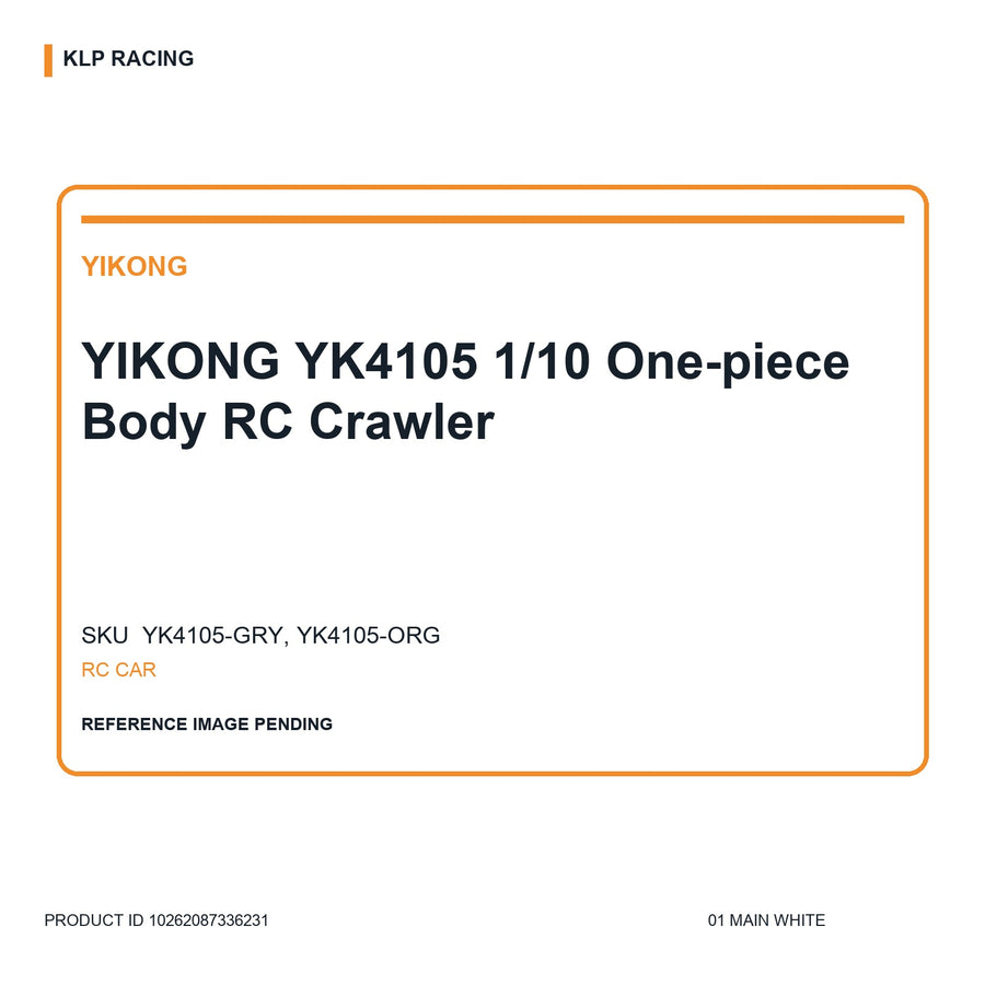 YIKONG YK4105 1/10 One-piece Body RC Crawler