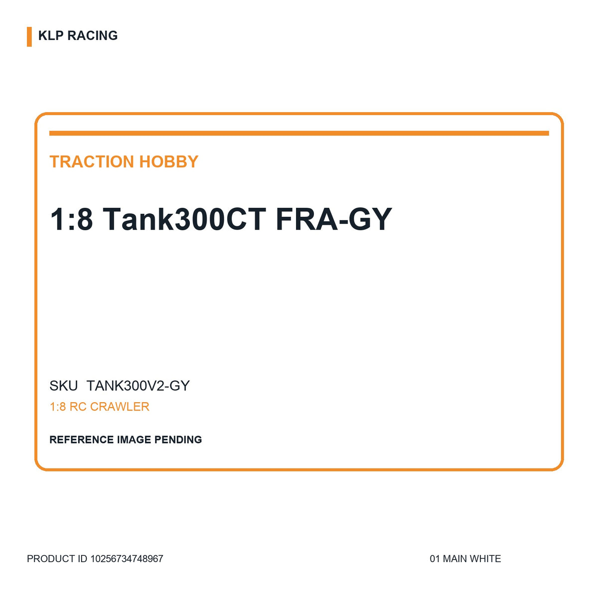 1:8 Tank300CT FRA-GY 01 main white