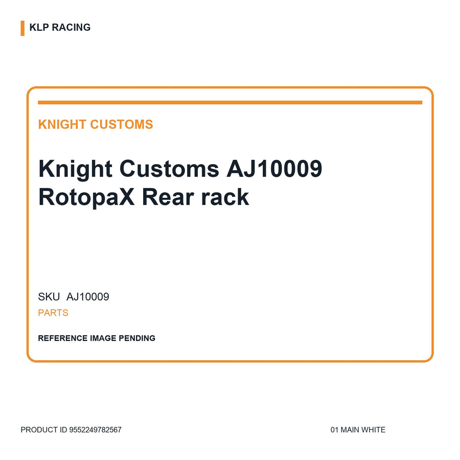 Knight Customs AJ10009 RotopaX Rear rack