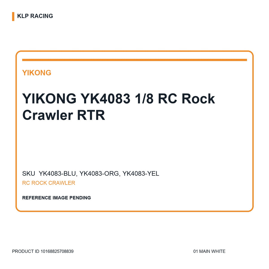 YIKONG YK4083 1/8 RC Rock Crawler RTR