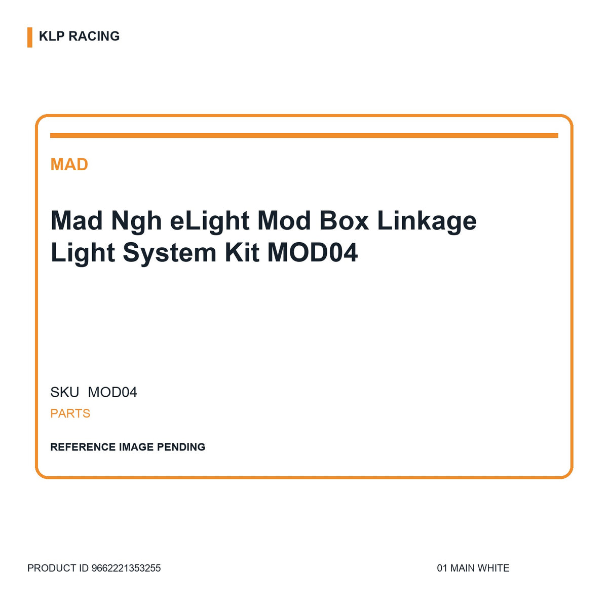 Mad Ngh eLight Mod Box Linkage Light System Kit MOD04 01 main white