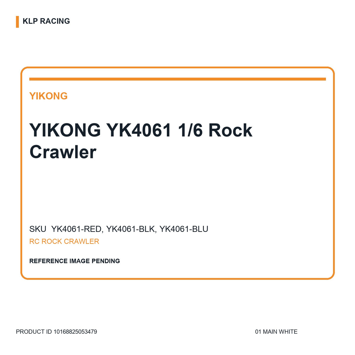 YIKONG YK4061 1/6 Rock Crawler 01 main white