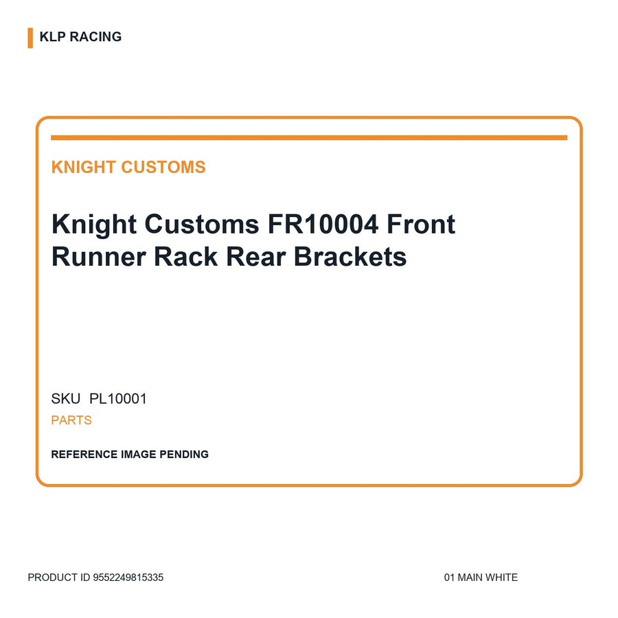 Knight Customs FR10004 Front Runner Rack Rear Brackets
