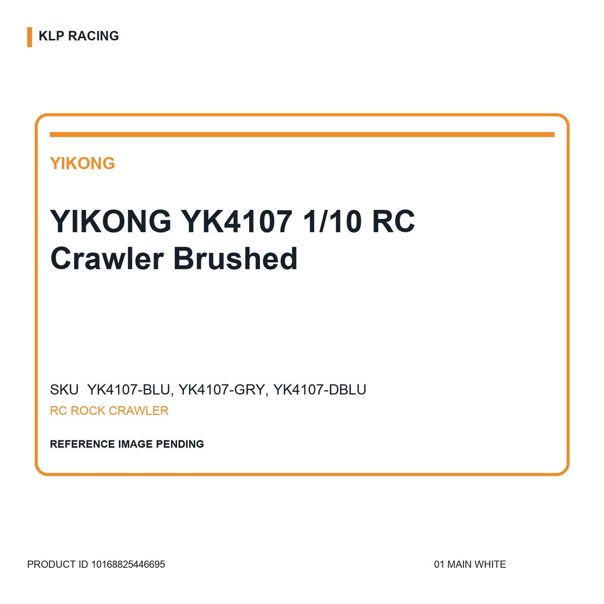 YIKONG YK4107 1/10 RC Crawler Brushed 01 main white
