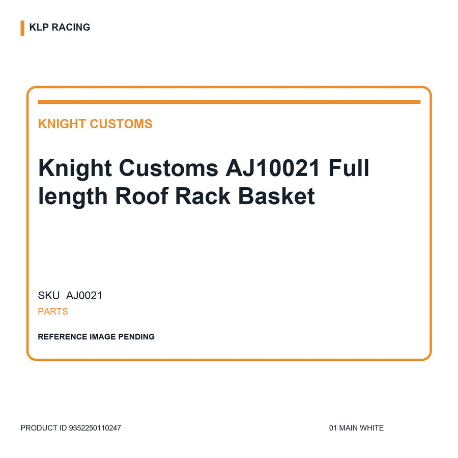 Knight Customs AJ10021 Full length Roof Rack Basket