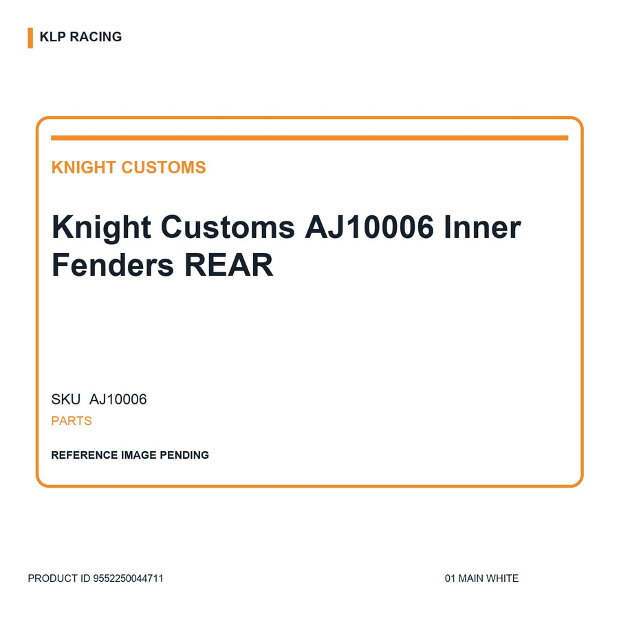 Knight Customs AJ10006 Inner Fenders REAR