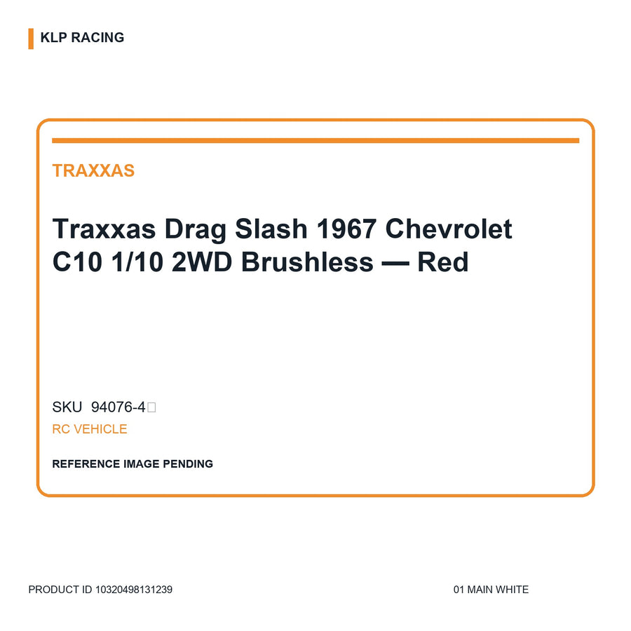 Traxxas Drag Slash 1967 Chevrolet C10 1/10 2WD Brushless — Red