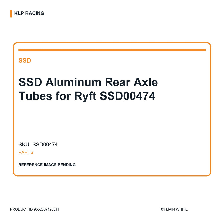 SSD Aluminum Rear Axle Tubes for Ryft SSD00474