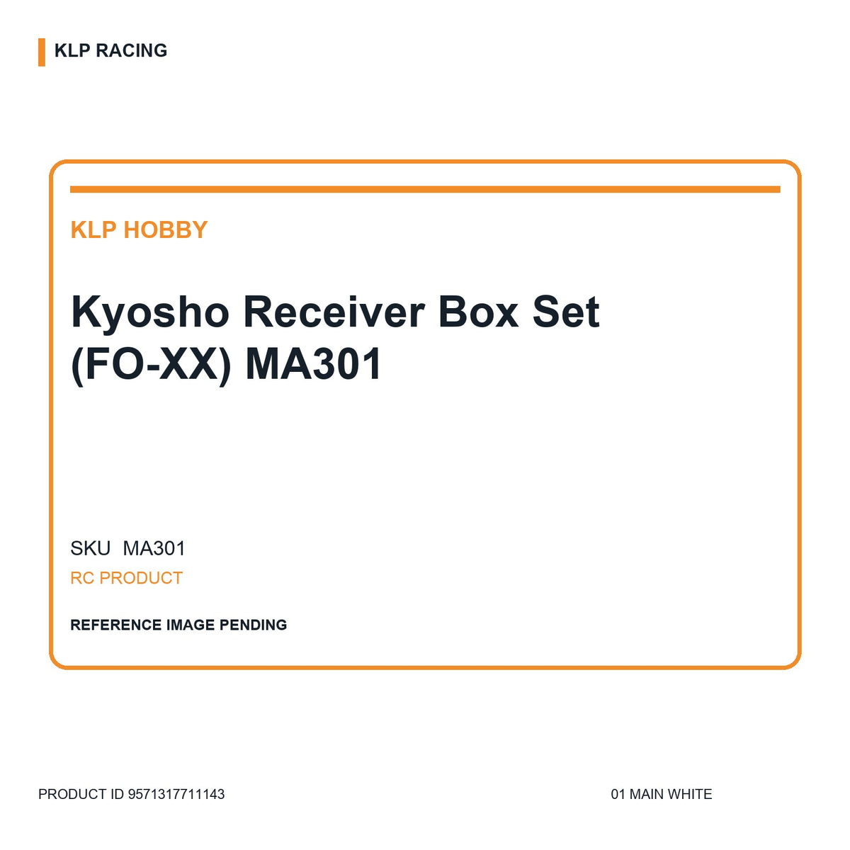Kyosho Receiver Box Set (FO-XX) MA301 01 main white