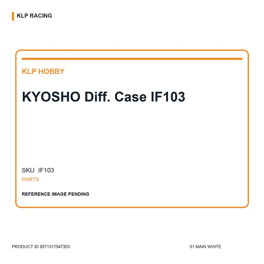 KYOSHO Differentialgehäuse IF103